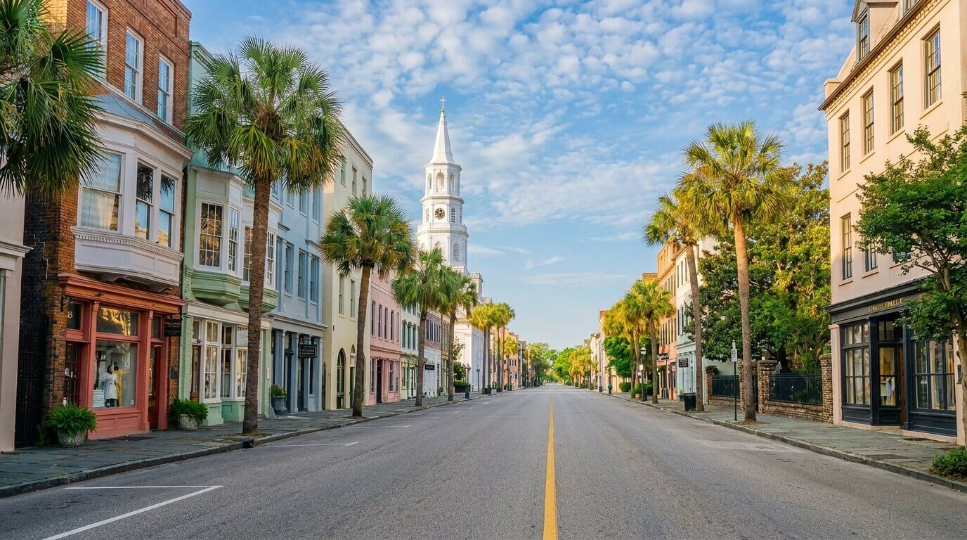 bedste hestevognsture charleston